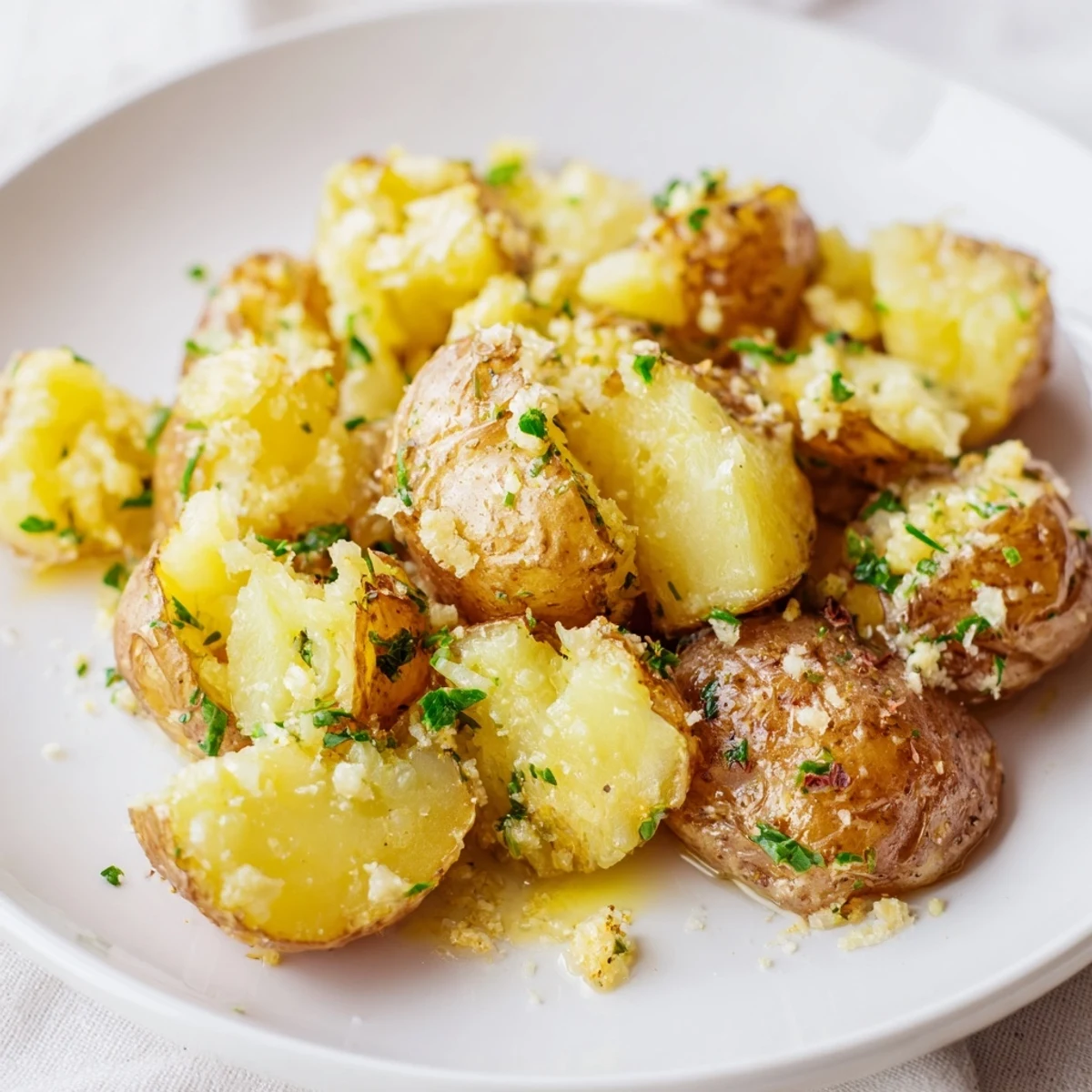 Parmesan Garlic-Herb Smash