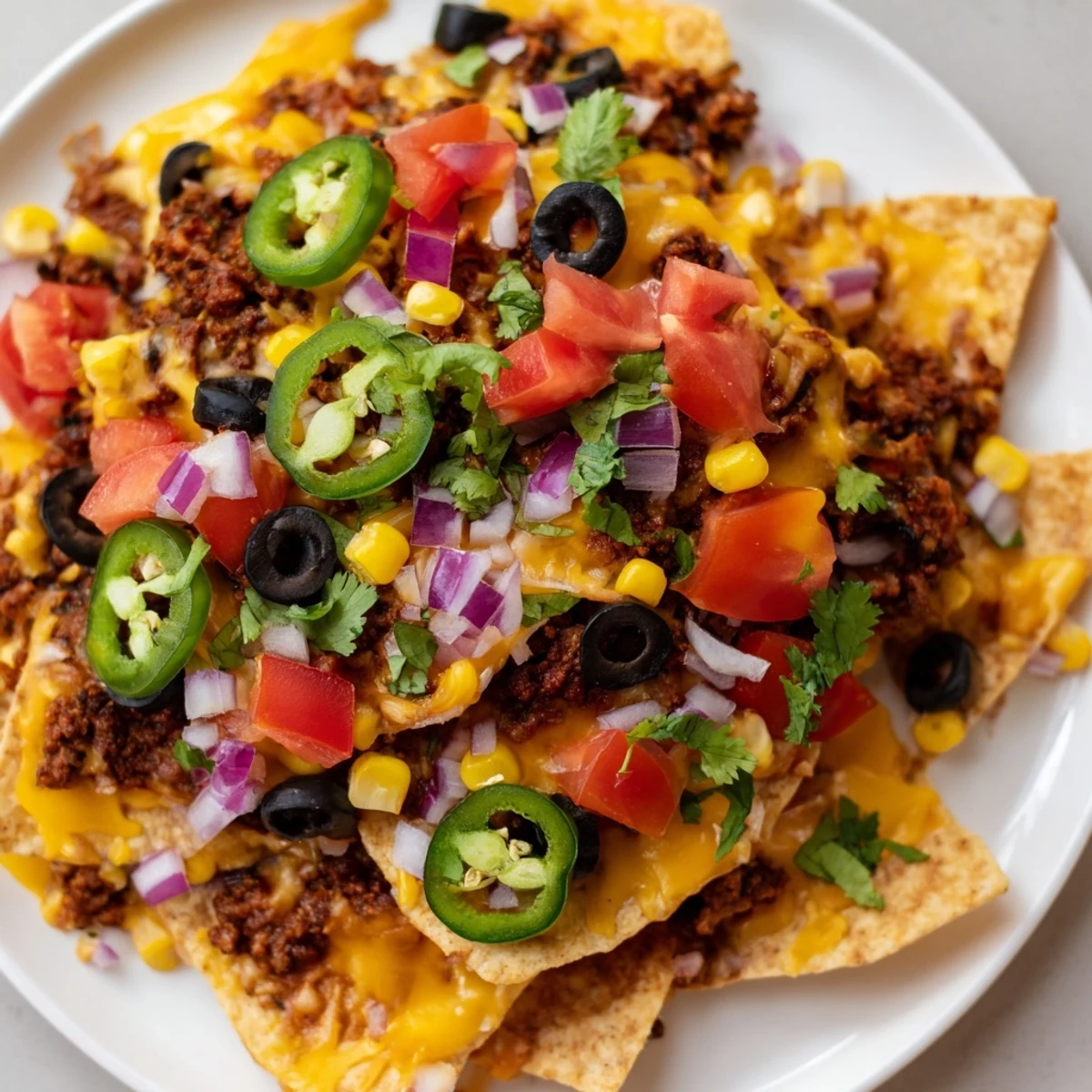 Warm and cheesy Easy Sheet-Pan Nachos, a delicious Tex-Mex appetizer perfect for sharing.