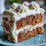 A vibrant Easter dessert table featuring fluffy carrot cake, fruit-topped pavlova, and tangy lemon tart.