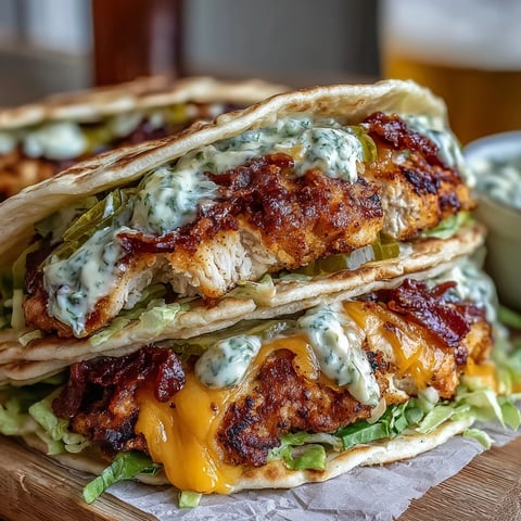 Dill Pickle Ranch Smash Chicken Tacos with Crispy Cheese Lace are garnished with fresh dill and chives on a marble counter.