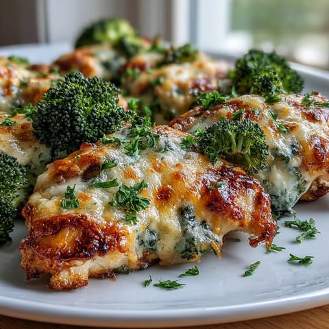 Golden Ranch Chicken & Broccoli Sheet Pan Melt with melted cheddar cheese bubbling over tender roasted broccoli florets.