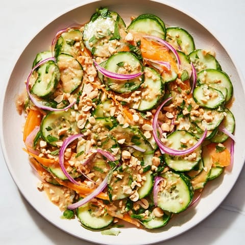 Thai Peanut Cucumber Salad