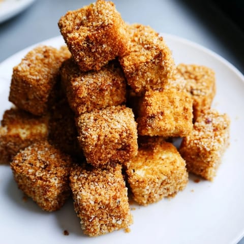 Golden crunchy tofu nuggets #67