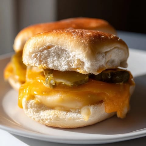 Pickle Cheddar Sandwich