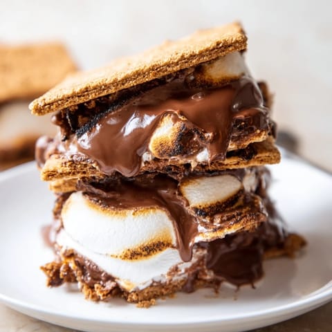 Golden Air Fryer S’mores ready in minutes, served warm as a quick campfire-style dessert.  