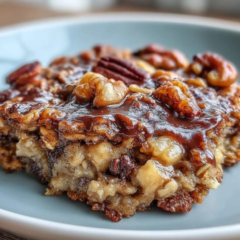 Chunky Monkey Oatmeal Cookie Skillet