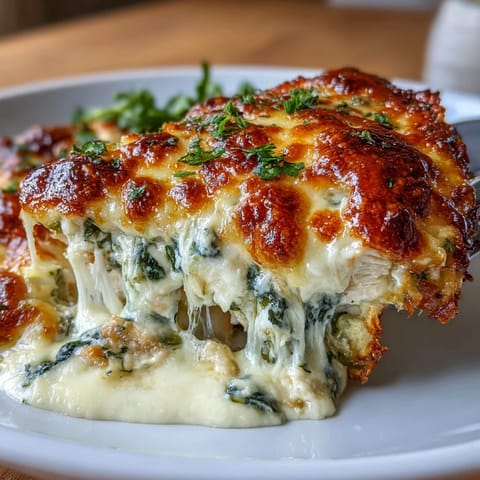 Keto Spinach Artichoke Chicken