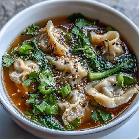 Asian Dumpling with Bok Choy