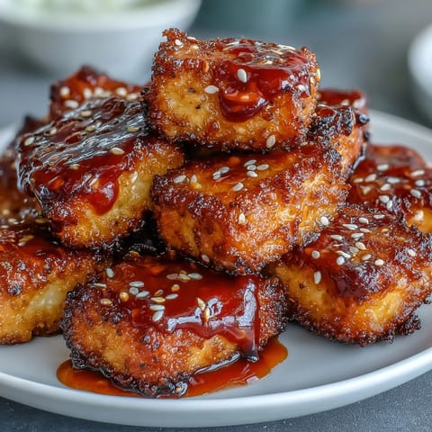 Air Fryer Sweet Chili Tofu