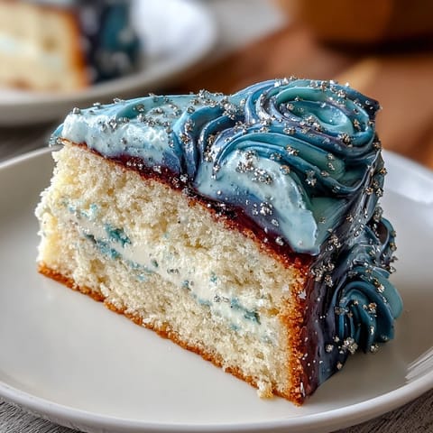 Pisces-Themed Galaxy Cake