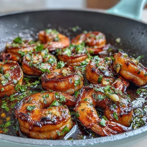 Succulent shrimp sautéed in lemon and garlic, served in a healthy bowl with brown rice and crisp vegetables.  