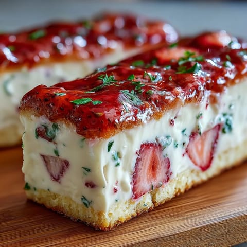 Tangy strawberry lemonade filling atop buttery shortbread crust in these vibrant, refreshing dessert bars.