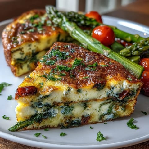 Spring Veggie Frittata Asparagus