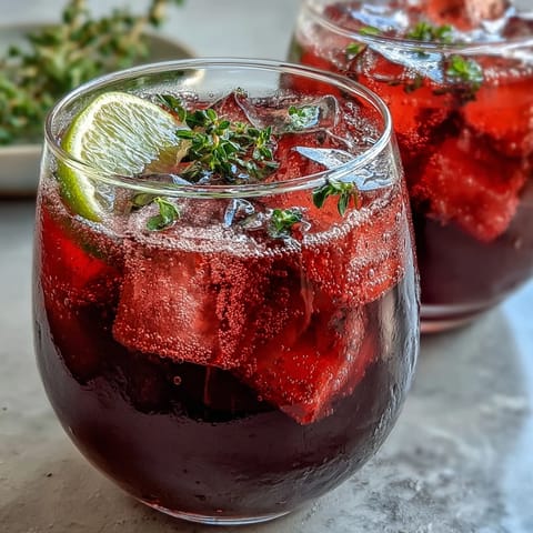 Watermelon Mint Vodka Spritz