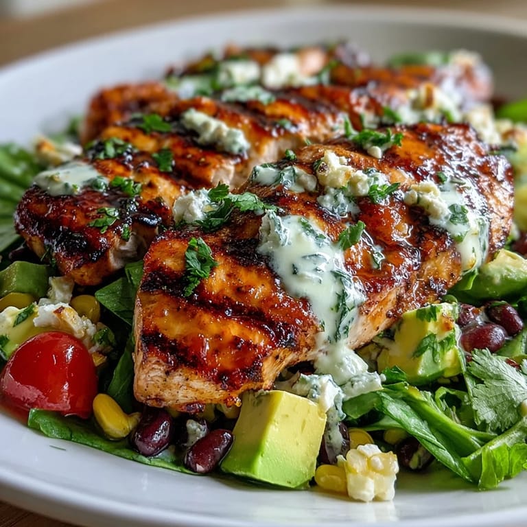 Protein-packed Southwest Chicken Power Salad featuring tender grilled chicken, hearty black beans, and fresh vegetables tossed in a bright cilantro-lime vinaigrette.
