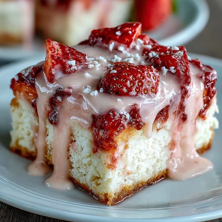 Bright pink strawberry lemonade filling over golden shortbread crust—a perfect spring and summer treat.