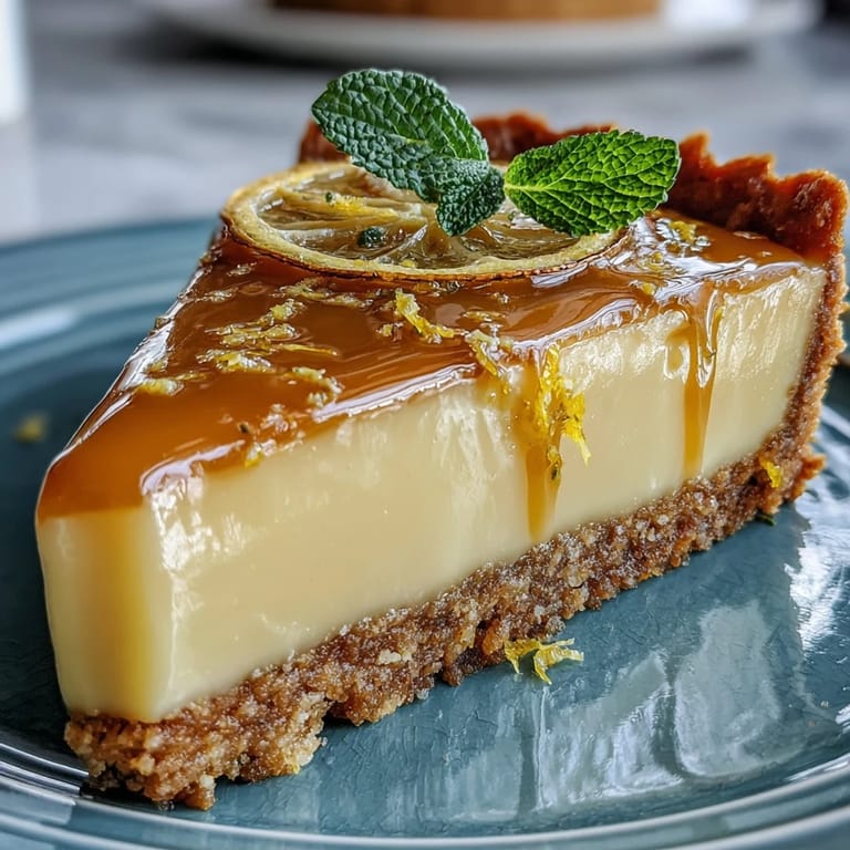 Silky Lemon Curd Spring Tart, beautifully decorated with fresh petals for spring.
