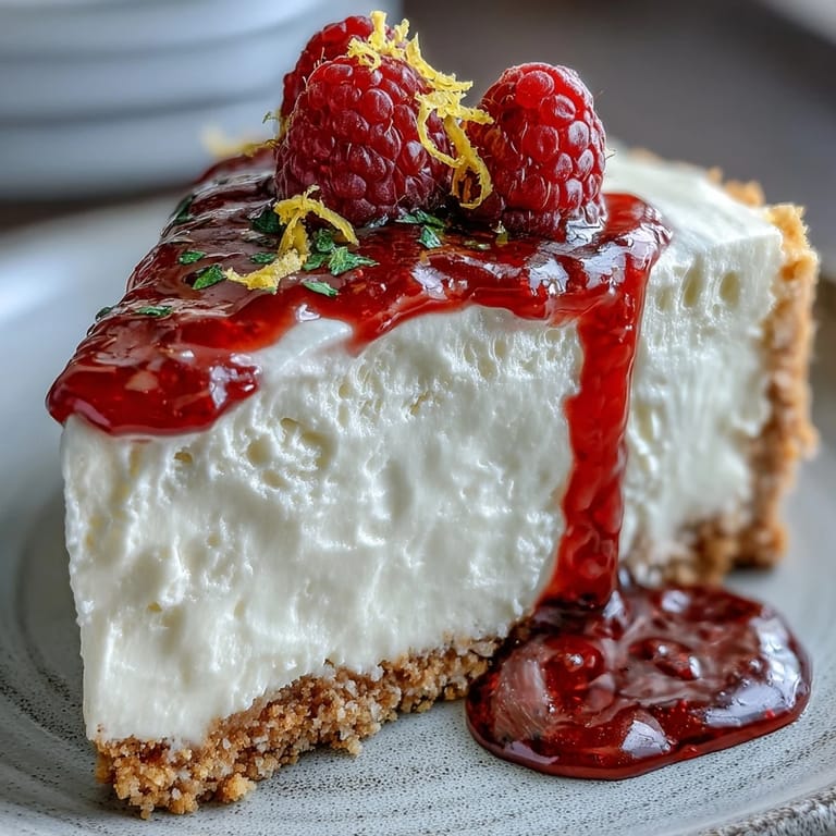Luscious no-bake cheesecake, perfect for a sweet Mother's Day dessert.